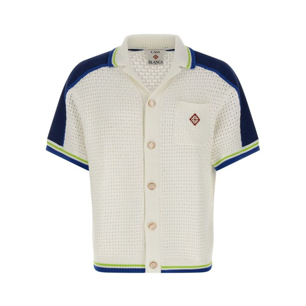 Casablanca White Cotton Men's Blouse